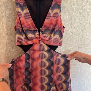 Ramy Brook Multicolor Knit Dress